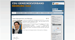 Desktop Screenshot of cdu-bedburg-hau.de