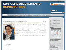 Tablet Screenshot of cdu-bedburg-hau.de